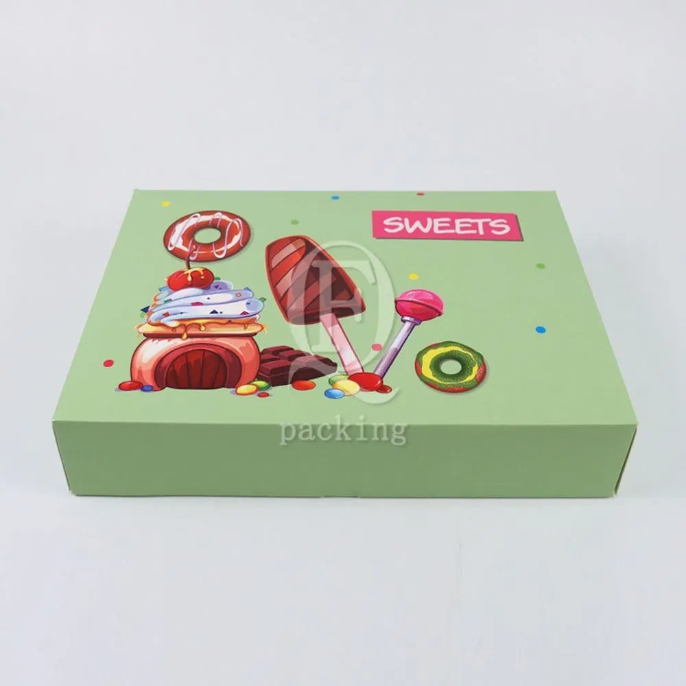 Easy to Assemble Customized Gift Cake Paper Box for Coffee Shop Takeaway