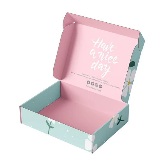 Wholesale Luxury Eco-Friendly Aircraft Packaging Customized Color Vegetable Fruit Paper Corrugated Printed Logo Shoe Cloth Shipping Gift Packaging Cardboard Box