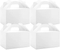 Cheap Customized Printed Logo Food Grade Paper Doughnut Wholesale Custom Size Disposable Bakery Packaging Donuts Macaron Cake Packing Box with Portable Handle