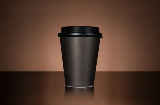 8oz 12oz Single or Double Wall to Go Cafe Coffee Cup for Hot Drink with Lid Cardboard Paper Cup