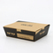 Customized Logo Food Grade Takeaway Sushi Fried Chicken Chips Burger Container Eco-Friendly Disposable Cardboard Kraft Paper Food Box