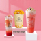 Factory Wholesale Eco-Friendly Disposable Custom Juice Cup Plastic Storage Packaging Bubble Milk Tea Juice Disposable Clear Plastic Cold Drink Cup with Lid