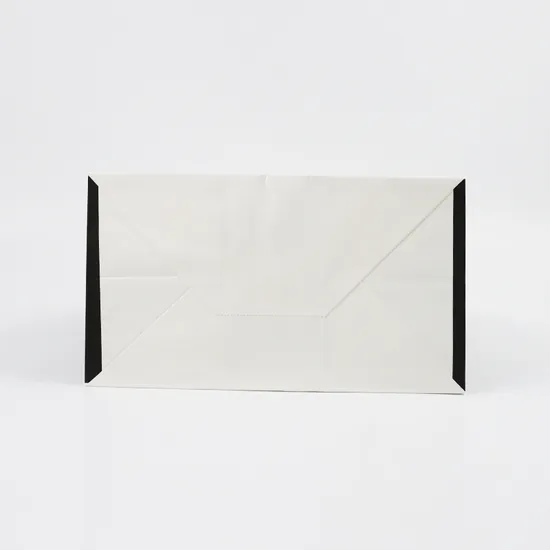 Custom Print Logo Biodegradable Brown Kraft Bread Clothing Gift Shopping Packaging Tote Kraftpaper Bag