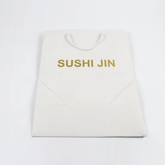 Custom Printing Printed Kraft Paper Shopping Packaging Carrier Gift Paper Bags