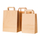 Customized Design Handle Kraft Paper Shopping Bag with Logo Printed