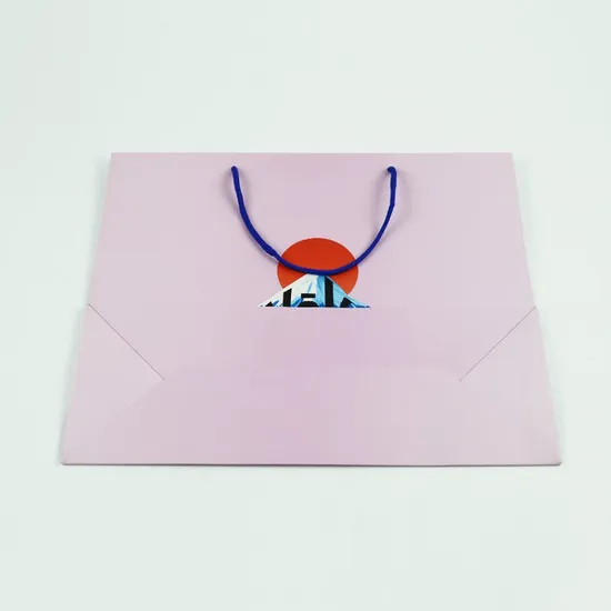 Wholesale Custom Printing Luxury Personalized Beautiful Degradable Eco-Friendly Packaging Shopping Gift Kraft White Card Food Packaging Paper Bag with Handle