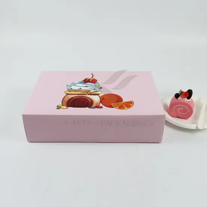 Factory Wholesale Cheap Personalized Luxury Customized Printed Logo Size Food Grade Disposable Packaging Macaron Cake Doughnut Sweet Cardboard Box