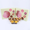 Factory Direct Sale Cheap Personalized Luxury Transparent Window Customized Printed Food Grade Disposable Packaging Macaron Cake Doughnut Sweet Cardboard Box