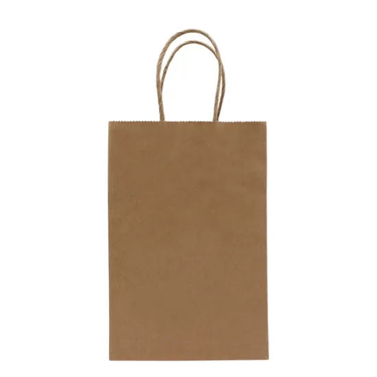 Wholesale Custom Printing Personalized Degradable Recyclable Shopping Gift Fruit Food Electronic Product Packaging Kraft White Card Paper Bag with Portable Hand