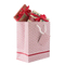 Custom Logo Printing Handle Shopping Paper Bag White with Colorful Jewelry Art Cosmetic Handle Gift Kraft Paper Package