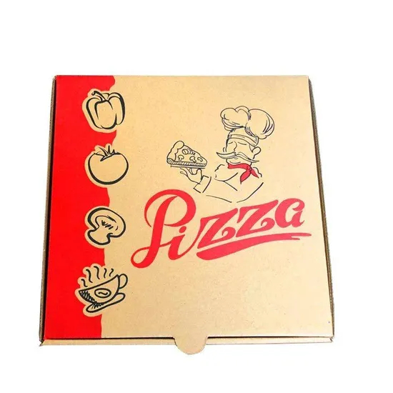 Cheap Customized Recyclable Corrugated Paper Pizza Box for Packing