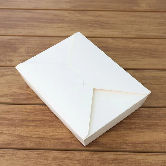 Disposable Lunch Box Customized Food Packaging Take out Packaging Kraft Paper Box Fast Food
