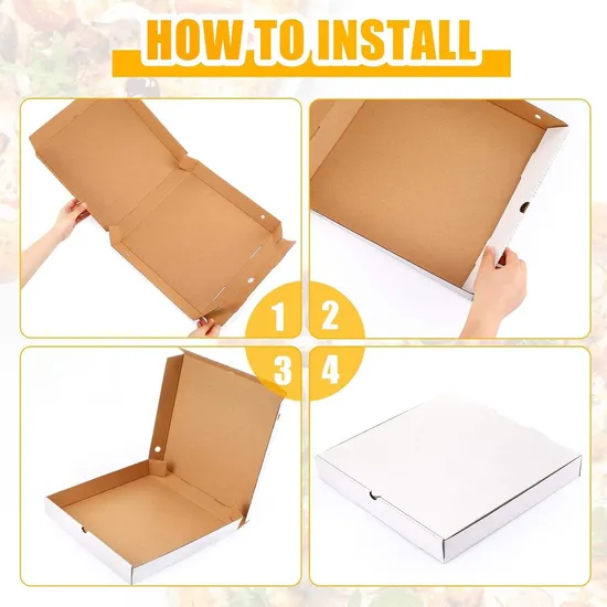 Pizza Boxes 14X 14 Inch Bulk Empty Pizza Box Square Cardboardpizza Box