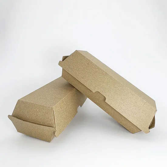 Factory Price Biodegradable Hamburger Boxes Snack Box Chips Custom Print Food Packing Box