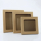 6inch Factory Hot Sale Kraft Paper Cake Box with Window Birthday Cake Packing Box