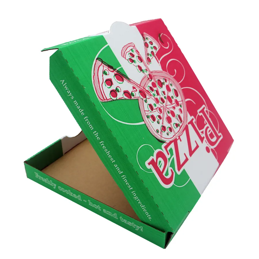 Factory Recyclable Biodegradable Take Away Box Custom Size Printing Pizza Boxes