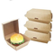 Custom High Quality Flute Corrugated Snack Fast Food Packaging Box Regular Size Food Container Hot Dog Burger Box