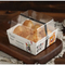 Custom Kraft Paper Sandwich Box Custom Logo Slice Cake &Sandwich Packaging Box with Pet Lid