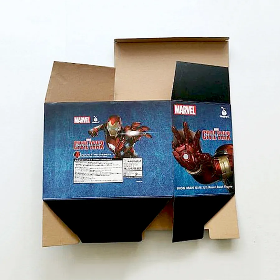 Biodegradable Packing Cake Food Gift Brown Cardboard Paper Box with Custom Logo