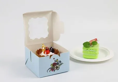 Exquisite Prevent Vibration Customized Cake Paper Boxes for School Event