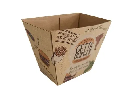 Multi-Function Design Heat-Resistant Customized Hamburger Catering Box for Canteens