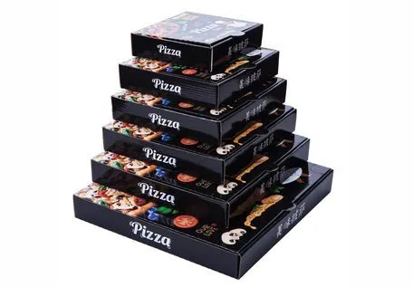Environmentally Friendly Material Heat Insulation Customized Kraft Pizza Box for Restaurant Takeaway