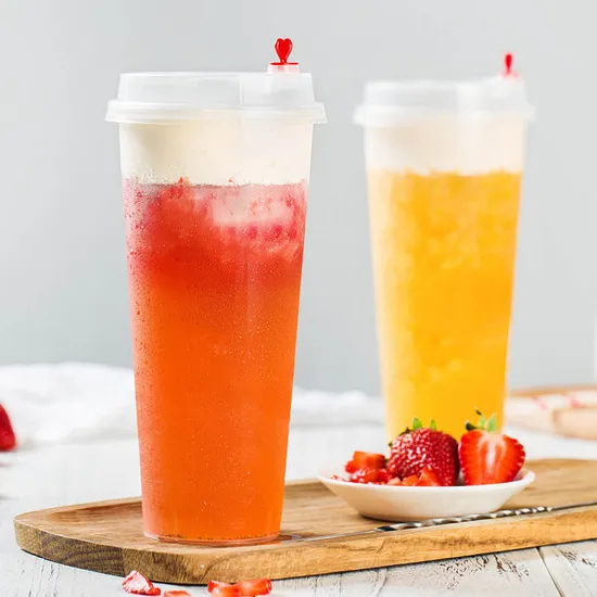 Wholesale Custom Plastic Recycle Cups 500ml600ml700ml U Shaped PP Plastic Cup Milk Tea Coffee