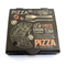 Biodegradable Custom Logo Pizza Box Take Away Corrugated Black Pizza Boxes