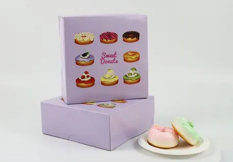 Foldable Anti-Extrusion Customized Take out Paper Cake Boxes for Birthday Party