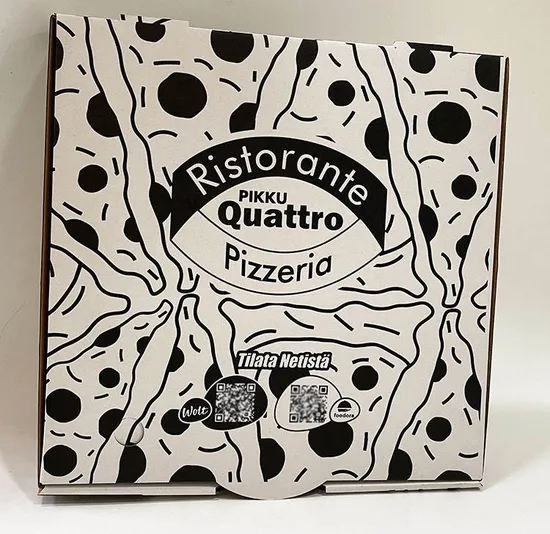 Disposable Food Grade Biodegradable Pizza Box Takeaway Delivery Corrugated Box Sheet for Pizza