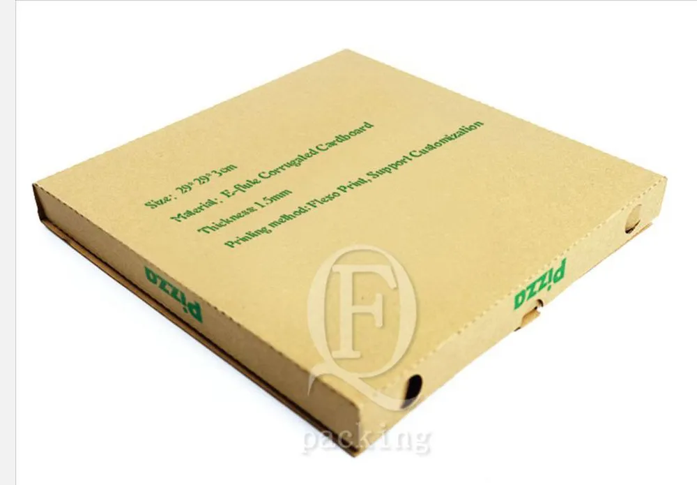 Sturdy Structure Smooth Inner Wall Customized Pizza Packing Box for Pizza Restaurant