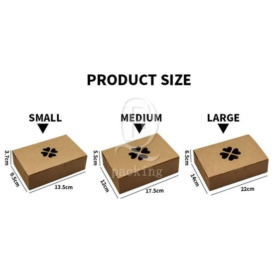 Environmentally Friendly Materials Oil-Proof Customized Disposable Paper Snack Boxes for Snacks