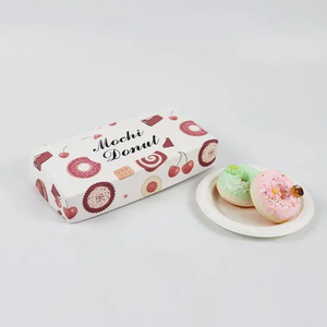 Wholesale Custom Luxury Takeaway Food Grade Eco-Friendly Sweet Pastry Dessert Cookies Donut Packaging Box