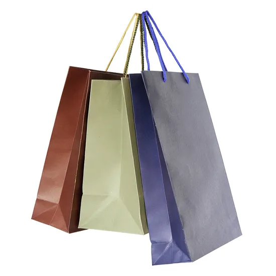 Factory Wholesale Custom Degradable Personalized Eco-Friendly Twist Handle Luxury Packaging Shoe Box Shopping Gift Paper Bag