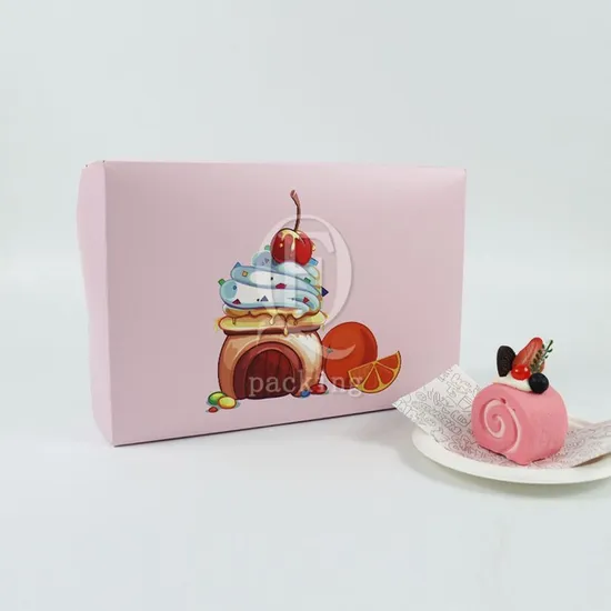 Creative Design Waterproof Customized Cake Paper Box for Graduation Ceremony
