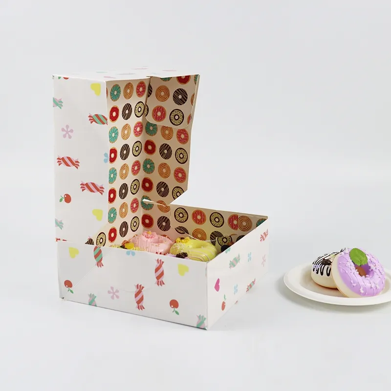 6inch Custom Eco Friendly Cake Box Packaging Folding Food Paper Box