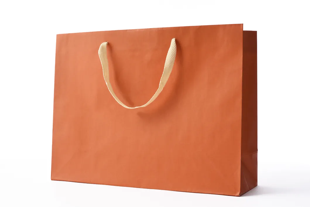 Cheap Wholesale Degradable Portable Kraft Paper Food Gift Bag with Handle Custom Logo Printing Colorful Shopping Bags