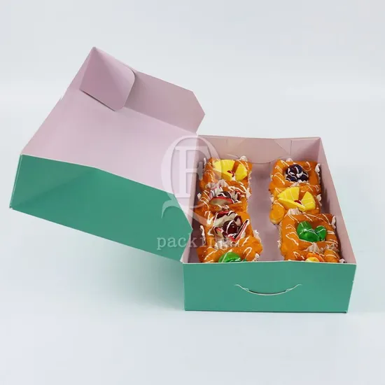 Firmly Sealed Easy to Operate Small Paper Cake Box for Press Conference