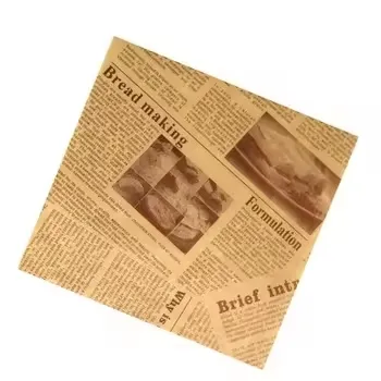 Wholesale Food Grade Wrapping Paper Custom Print Recycled Package Greaseproof Paper