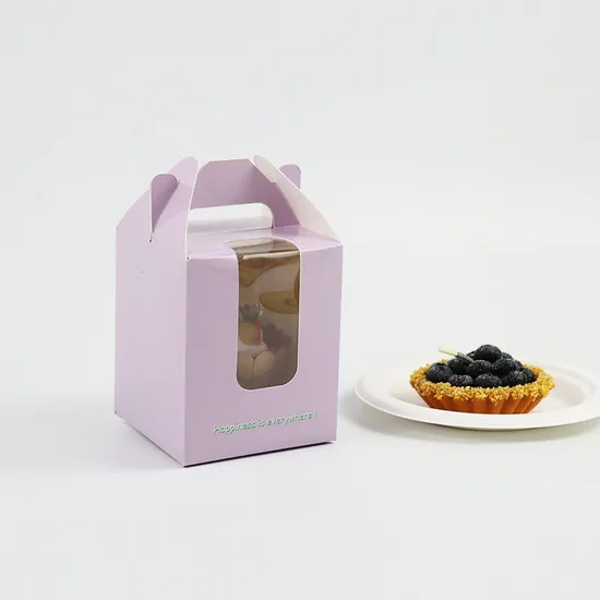 Custom Package Printed Cheese Cake Box, Cake Carrying Box, Birthday Cake Packaging Box