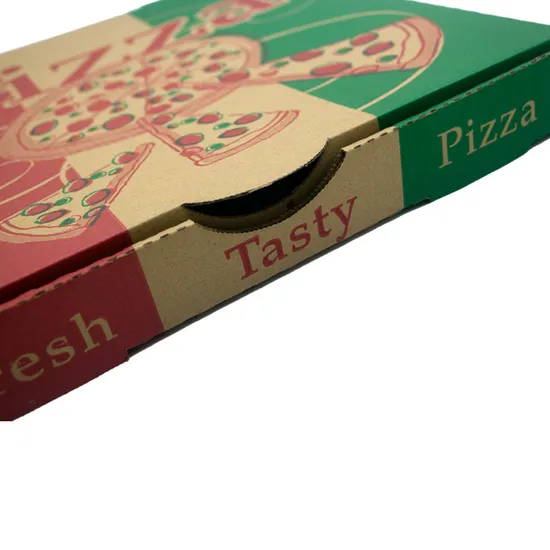 12inch Wholesale Custom with Logo Cardboard Packaging Corrugated Delivery Pizza Box