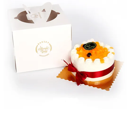 Factory Cheap Custom Printed Logo Luxury Multi-Color Food Grade Eco-Friendly Safe Doughnut Wholesale Disposable Bakery Packaging Cake Box
