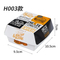 Factory Wholesale Biodegradable Food Grade Disposable Takeaway Lunch Fries Hamburger Box Packaging Custom Print Packing Cardboard Paper Burger Box