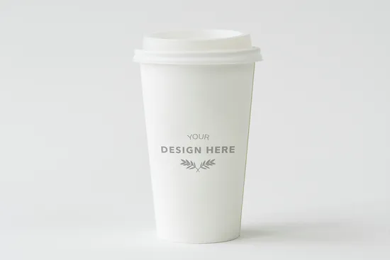 Wholesale Food Grade Eco-Friendly Disposable Custom Juice Plastic Storage Packaging Bubble Milk Tea Juice Plastic Cold Hot Drink Kraft White Card Paper Cup