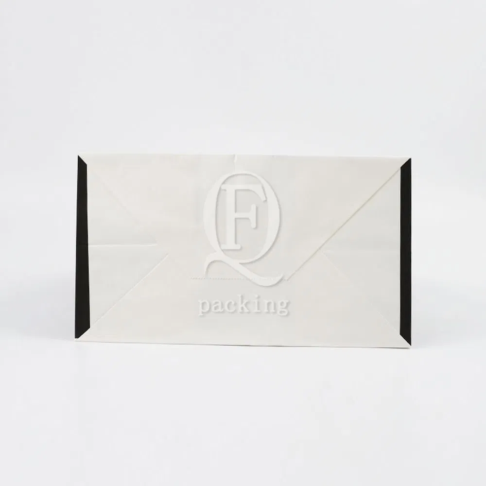 Wholesale Custom Printing Luxury Personalized Multi-Color Degradable Eco-Friendly Recyclable Shopping Gift Fruit Food Packaging Kraft White Card Paper Bag