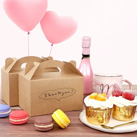 Cheap Customized Printed Logo Food Grade Paper Doughnut Wholesale Custom Size Disposable Bakery Packaging Donuts Cake Packing Box