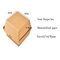 Factory Wholesale Customized Printing Logo Food Grade Disposable Takeaway Meal Packaging Corrugated Kraft Paper Burger Box