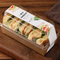 Wholesale Customized Printing Transparent Window Eco-Friendly Food Grade Cardboard Toast Wedge Container Paper Sandwich Sushi Cake Box
