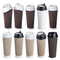 Wholesale Food Grade Eco-Friendly Disposable Custom Juice Plastic Storage Packaging Bubble Milk Tea Juice Clear Plastic Cold Hot Drink Paper Cup with Lid