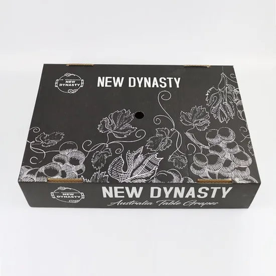 Factory Wholesale Custom Eco-Friendly Recyclable Printed Logo All Size Food Shipping Packaging Cardboard Vegetable Fruit Corrugated Paper Boxes